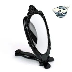 손거울 접이식 스타일리쉬 검정 대형 휴대용