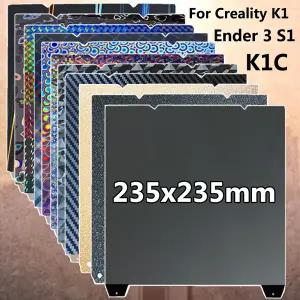 Ender 3 V3 SE/KE 빌드 플레이트용 PEI 시트 K1C Creality Ender 3 S1/Pro K1용 검정색 부드러운 PEI PEO P