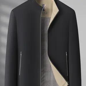 캐주얼 남성 센스있는 패딩 점퍼 야상코트 중장년 자켓 상의 루즈핏 조깅 스타일 MODU1