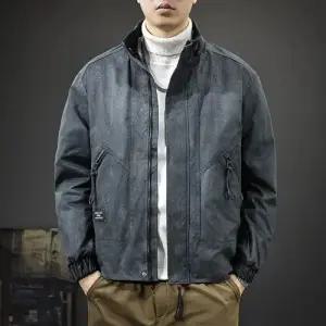 남사친 캐주얼 빈티지 가을 차이나 바람막이 자켓 상의 점퍼 코트 안감 스웨이드 MODU3