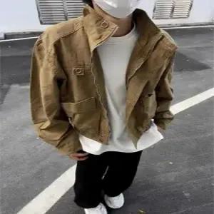 남성 가을 빈티지 디트로이트 차이나 봄가을 점퍼 코트 워싱 자켓 순면 바람막이 MODU3