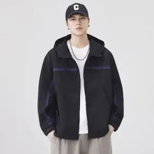 남자 캐주얼 트렌드 커플 상의 아웃도어 코트 점퍼 봄가을 바람막이 후드 MODU3