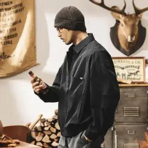 캐주얼 오피스룩 빈티지 남자 점퍼 바람막이 파일럿 코트 봄가을 행정 MODU3