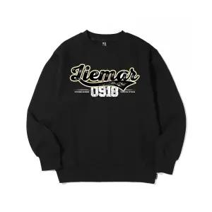 LIEMAR 0918 오버핏 맨투맨 [블랙] 2141772