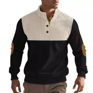 캐주얼 남친 스타일 봄가을 맨투맨 상의 블로킹 이커머스 DUCHI3