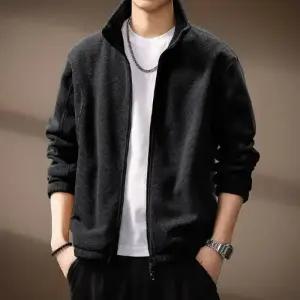 남자 캐주얼 가을 맨투맨 카디건 차이나 후리스 블레이저 상의 DUCHI3