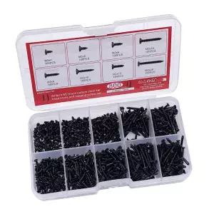 호환  M2 검정색 플랫 헤드 크로스 탄소강 셀프 태핑 나사 800개 주택 개조 DIY 엔지니어링 전자 제품에 적