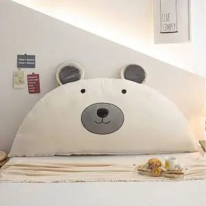 [하프클럽/]캐릭터쿠션 쿠션 아이보리 롱쿠션 침대쿠션 90cm