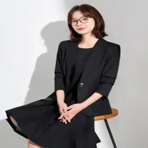 원피스 검정 투피스 정장 봄가을 작은 코트 여자정장세트 원템3