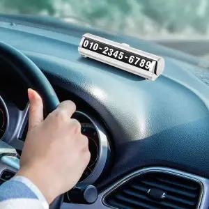 [하프클럽/]화이트 자동차전화번호판 주차번호판 히든