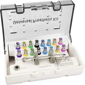 OIHYA 치과 임플란트 토크 렌치 세트 완전 자동 절단 가능한 범용 보철 키트 10-70Ncm 조절식 래칫 16개