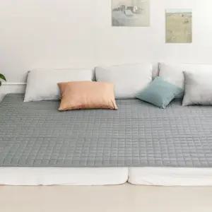 특대형 1개 2색 매트리 밴드형 패드 누빔 침대 패밀리