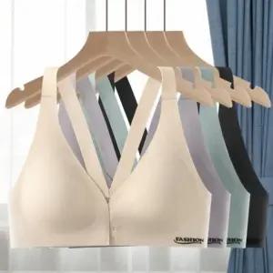 앞후크 브라 노와이어 수유 볼륨업 편안한 스판