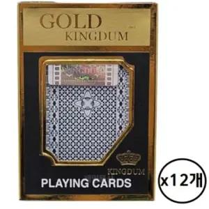 골드킹 트럼프 카드 고급 포커세트 플라스틱 12개