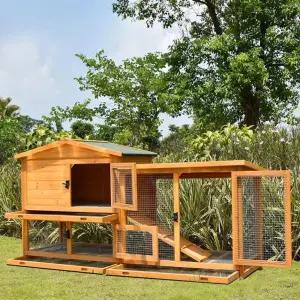 조립식 목재닭장 고급 원목 케이지 대형 토끼 농장 새장 둥지 시골 빌라 야외 농촌