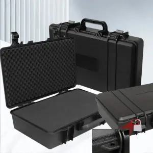 1pc 도구 상자 직사각형 야외 모니터링 장비 방습 보호 플라스틱 케이스 사진 장비 보관 상자
