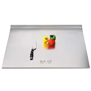 싱크대 스텐상판 미니 반죽판 조리대 키친 400x500x5 도마 스테인레스 주방