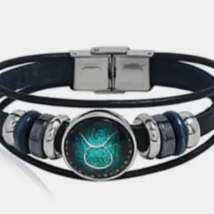 [라일리쥬얼리] Rly 별자리 가죽팔찌 황소자리 우정팔찌 남자패션팔찌