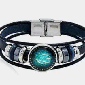 [라일리쥬얼리] Rly 별자리 가죽팔찌 처녀자리 여자여름팔찌 남자여름팔