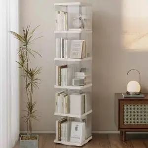 회전책장 거실 틈새 책꽂이 코너 원형 바퀴형 아크릴