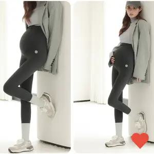 임부복 겨울 산모 임산부 스판 레깅스 타이즈 기모