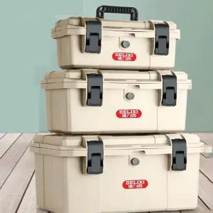 플라스틱 보호 케이스 휴대용 도구 상자 전기 하드 엄밀한 충격 방지 방수 상자 완벽한 전문 도구