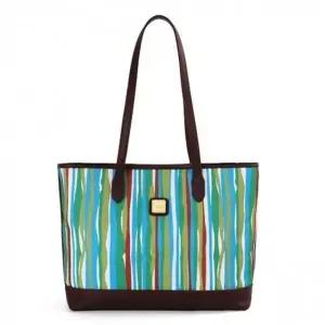 빅 숄더백 여성 데일리 색동 가방 그린콤비C