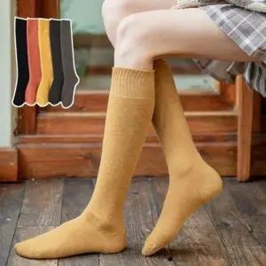 여성 베이직 기본 기모안감 니삭스 겨울 양말 니삭스 기모 판타롱