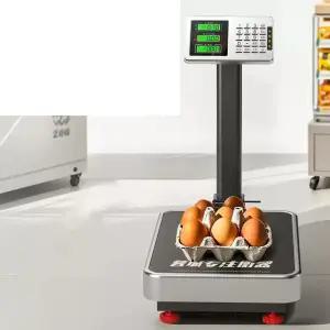 업소용 전자저울 벤치 40X50 택배 흑색 체중계 측정기 화물 대형 스테인리스