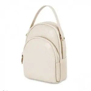 여성 크로스백 보조 핸드폰 폰 미니 가방 베이지