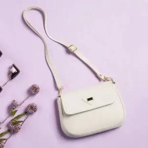 정장 숄더 크로스 심플 핸드백 가방 아이보리