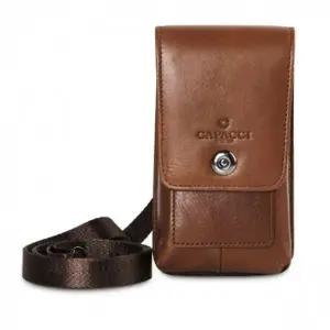 미니 크로스백 빈티지 가죽 가방 카드 라이트Brown