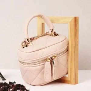미니 토트백 퀼팅 체인줄 귀여운 핸드백 핑크