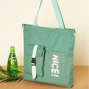 여자 에코백 캐주얼 남자 숄더백 나이스 가방 그린