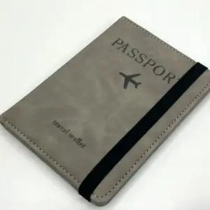 ( )밴드형 RFID차단 여권 지갑 케이스 그레이