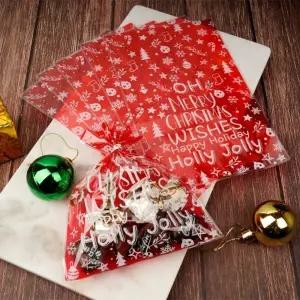 ( )크리스마스 OPP봉투 빵끈타입50입