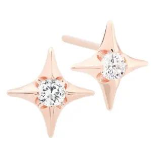 [미니아트] 14K 골드필드 핀 트윙클 큐빅 별 스터드 귀걸이