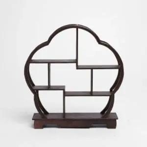 [하프클럽/]아트피플-F04 매화 찻잔 다관 장식장/ 원목 미니선반