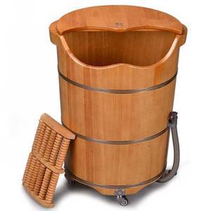 히노끼 족욕 대야 족탕기 원목 가정용 온냉 마사지샵