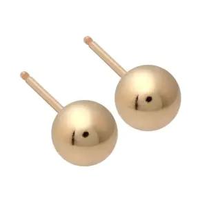 [미니아트] 14K 골드필드 핀 6mm 베이직 볼 데일리 스터드 귀걸이