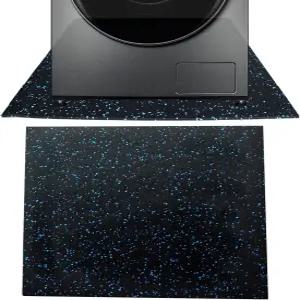 고밀도 고무 세탁기 건조기 방진 매트 - 3D 프린터용 23.6 x 23.5 인치 미끄럼 방지 패드 방수 소음 감소