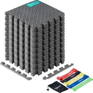 Yes4All EVA 연동 매트 퍼즐 바닥 타일 가구용 테두리가 있는 폼 패딩 홈 스페이스 거실 차고 11 15 32 99