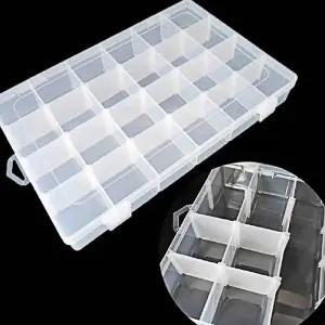 [하프클럽/]보관함 대형 다용도 플라스틱 24구 쥬얼리 보관함