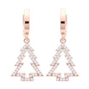 [NS홈쇼핑][미니아트] 14K 골드필드 핀 트리 라인 크리스마스 스터드 귀걸이..[35857380]