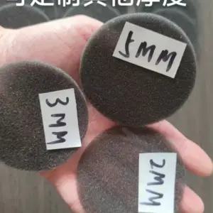 화이트 블랙 돌 스테이크 무늬 양식 0인치 원형 두꺼운 그릇