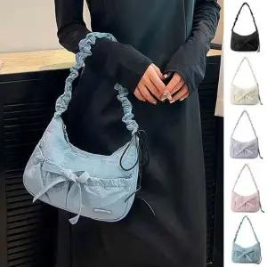 리본 주름 스트랩 숄더백 ELG-260