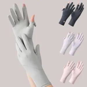 여름용등산장갑 여름 자외선차단 냉감 쿨장갑 여성 쿨링 스마트폰 터치 장갑