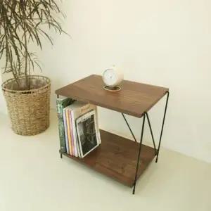 협탁 소형 틈세 조립 슬림 원룸 모듈400 2단