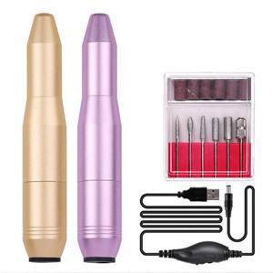 네일 드릴 usb 충전 도구 기계 정리 손톱 젤 가는 스케일링 가정용