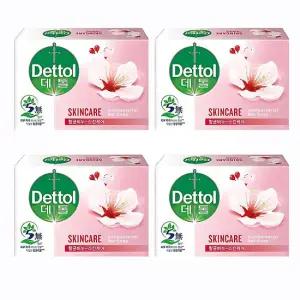 데톨 향균비누 스킨케어 100gx4입 손세정 얼굴세안 목욕 클렌징비누